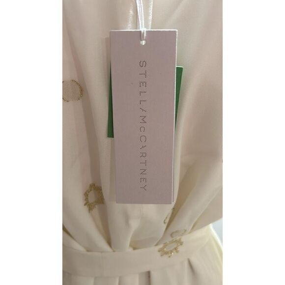 Stella McCartney Metallic Long Sleeve Minidress Size 40 (4-6) - Picture 12 of 14